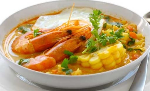 Chupe de camarones