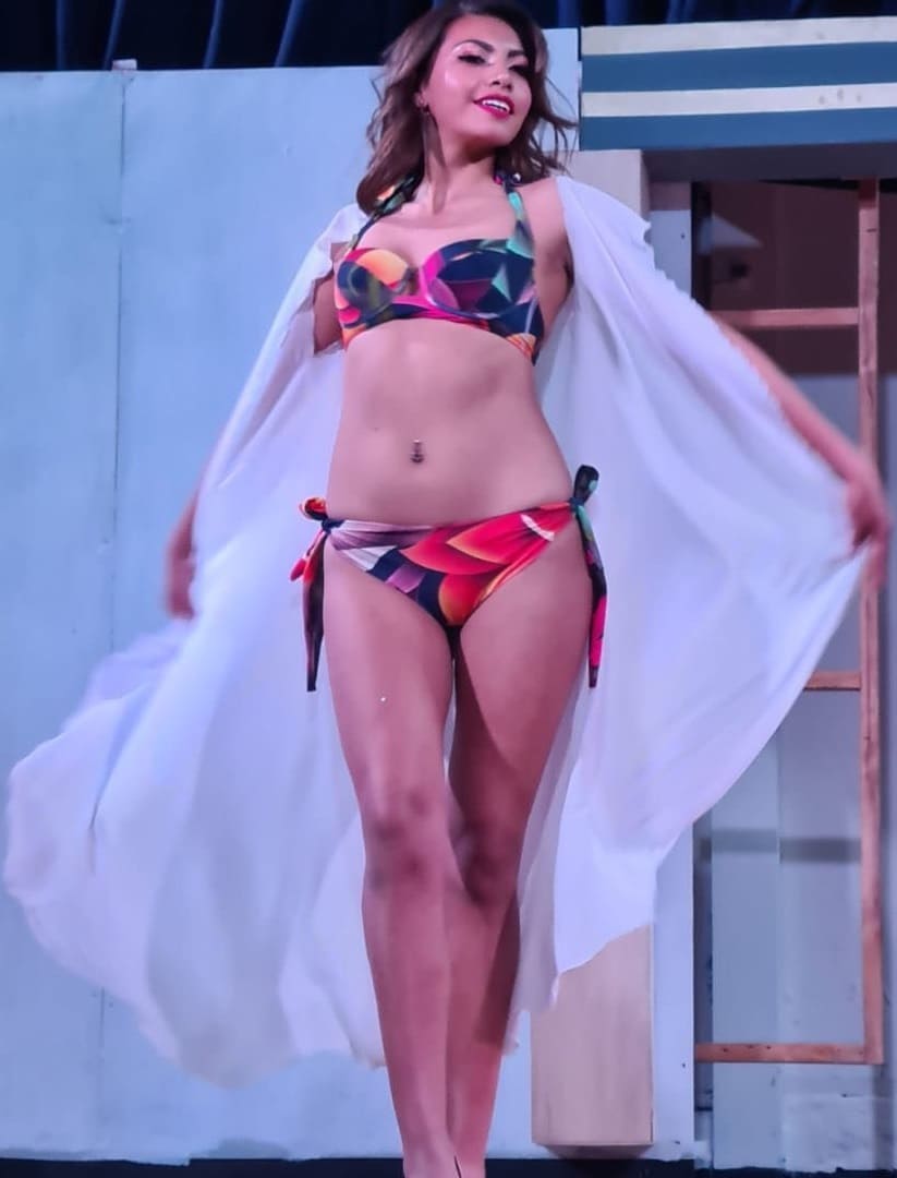 Miss Arequipa 2024 en traje de baño